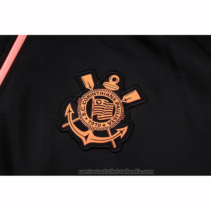 Chandal de Chaqueta del Corinthians 25/26 Negro Naranja